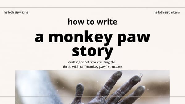 New Mini Course for Aspiring Short Story Writers